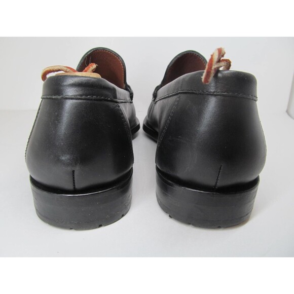 Allen Edmonds Mismatched Arezzo Mens Black Leather Horsebit Loafers Sizes READ - Picture 7 of 16
